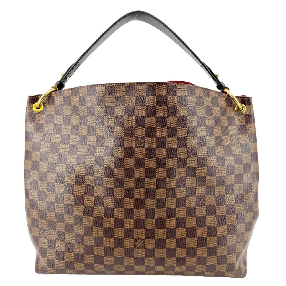 Louis Vuitton Graceful MM Damier Ebene Shoulder Bag Brown - Picture 3 of 16